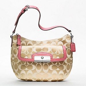 Coach signature Kristen sateen purse -NWT